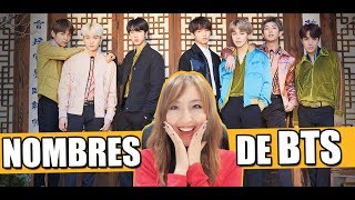 ASÍ SE PRONUNCIAN LOS NOMBRES DE BTS  JiniChannel [upl. by Layor526]