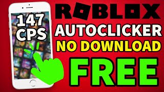 Roblox Autoclicker iPhoneiPad FREE NO DOWNLOADS  No Virus [upl. by Elletsyrk857]