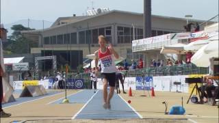 Mens long jump T38  final  2016 IPC Athletics European Championships Grosseto [upl. by Nessie522]