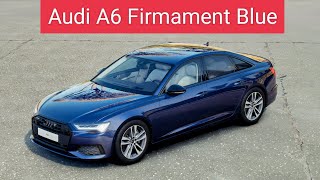 Audi A6 C8 Firmament Blue  The Ultimate Luxury Sedan in Firmament Blue with Beige Interior 2023 [upl. by Wolford462]