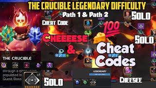 The Crucible Legendary Path 1 amp 2  Cheeesee 🧀 amp Cheat Codes  Insane Rewards  7 Deathless Vision [upl. by Dalohcin]