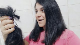 CORTEI MEU CABELO LONG BOB EM CASA SOZINHA [upl. by Tocci101]