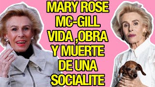 FALLECE MARY ROSE MACGILL A LOS 90 AÑOS  LA SOCIALICE Y PERSONAJE MÁS FAMOSA DE CHILE [upl. by Eiznil]