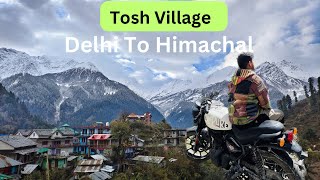 Tosh Village  Kasol to Tosh Places to visit Pinki dii Cafe kasol [upl. by Ezirtaeb148]