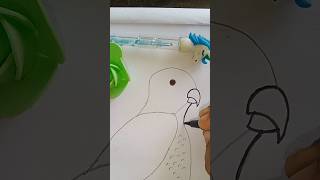 Bird 🐦 painting 🖌️🎨art viralvideo ytshorts youtubeshorts trending [upl. by Steel]