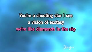 Karaoke Diamonds  Rihanna [upl. by Ydnak752]