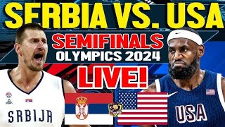 USA vs Serbia Basketball FULL GAME HIGHLIGHTS SEMIFINALS Paris 2024 Olympics [upl. by Ardnuhsor]