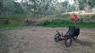 Aldgate South Australia to Onkaparinga River Swimming Hole  Recumbent Trike Ride Tour [upl. by Rafaello]