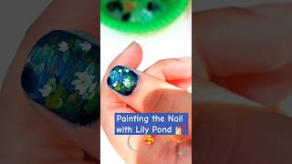 Fun art idea  Impressionism X Gouache X nail art 🎨 [upl. by Cheyne]