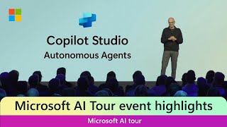 Microsoft AI Tour Event in 2 Minutes Copilot and Agents [upl. by Teferi605]