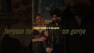 Teriyan tareefan vi ta kam goriye 🫶🏼 jordansandhu newpunjabisong youtubeshorts punjabi lovesong [upl. by Airdnoed678]