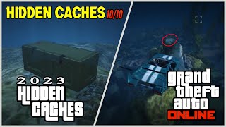 GTA 5 Online Collect ALL 10 HIDDEN CACHES in GTA Online  HIDDEN CACHES LOCATIONS GUIDE [upl. by Huberto529]