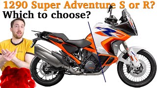 KTM 1290 Super Adventure S vs R  differences you need to know about [upl. by Ardnat]