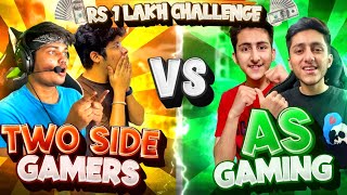 Two Side Gamers Vs As Gaming Brothers😡😱 Winner Gets ₹100000 Garena Free Fire [upl. by Aloise]