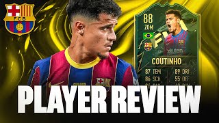 FIFA 22 DIESE ANDERE LIEBE COUTINHO WINTER WILDCARD PLAYER REVIEW [upl. by Aimahc]