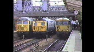 Trains In The 1980s Crewe Diesel amp Electric Variety Autumn 1988 [upl. by Devaney]