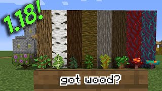 How To Find and Grow EVERY Single Type of Wood in Minecraft Survival Mode Tutorial [upl. by Nylkaj]