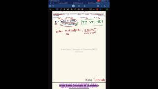 Some Basic Concepts of Chemistry  Molarity M Problem  NEET JEE MCQs [upl. by Iruahs]