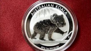 2016 Australian Koala Silver Coin [upl. by Adali]