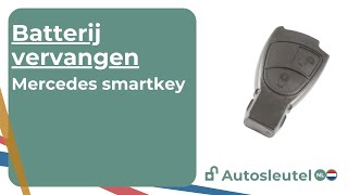 Mercedes Smart key  Batterij vervangen [upl. by Nnaik767]