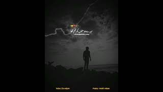 Malaal by Noshi Asalm  Hindi  Urdu Poetry  Zia Anjum [upl. by Evslin]