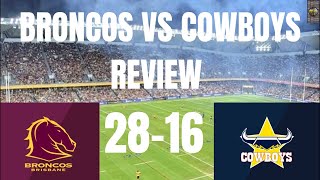 BRONCOS VS COWBOYS ROUND 2 REVIEW 2023 [upl. by Abdul]