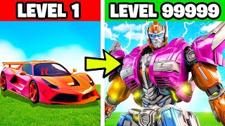 TRANSFORMEI SUPER CARROS em CARROS DE TRANSFORMERS no GTA 5 [upl. by Eislek]