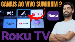 ROKU TV  Onde estão os Canais ao Vivo [upl. by Hewett]