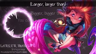 Nightcore Larger Than Life   Lyrics [upl. by Assirral65]