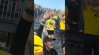 Michigan Fans go Crazy After Beating USC michiganfootball uscfootball fans [upl. by Prissy]