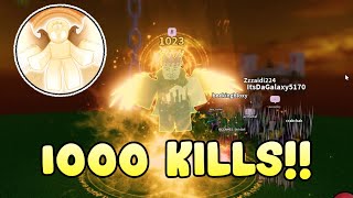 1000 KILLS KILLSTREAK SHOWCASE  Slap Battles [upl. by Golub]