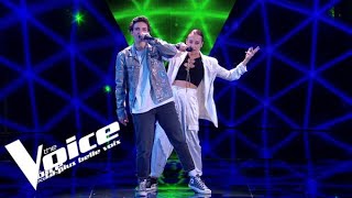 Stromae  Alors on danse  Prichia et Mea  The Voice 2023  Cross Battles [upl. by Loginov743]