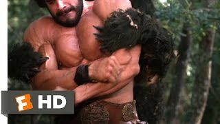 Hercules 212 Movie CLIP  Hercules Fights a Bear 1983 HD [upl. by Wesa]