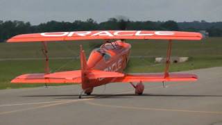 Sean Tucker aerobatics in his new Challenger III Biplane cutting ribbons at KHWY on 51911 [upl. by Andres]