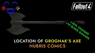 Grognaks axe Location  Hubris Comics  Fallout 4 [upl. by Repmek]