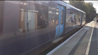 Class 700 707014 Arriving And Departing At Bexleyheath Station On The Southeastern Line [upl. by Dalli867]