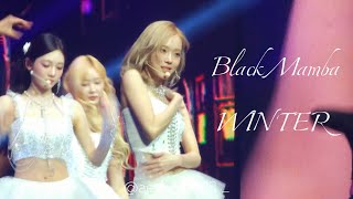 240831 aespa 에스파 WINTER 윈터 FANCAM 직캠 Black Mamba  PARALLEL LINE in Sydney aespa winter sydney [upl. by Aicinat910]