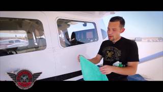 How To Clean Plexiglass amp Plastic Window  Airplane Detailing Car Care Cessna [upl. by Lorola]