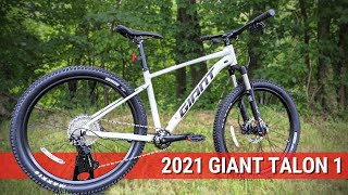 2021 GIANT TALON 1 REVIEW  BEST IN CLASS TRAILS BIKE [upl. by Joette]