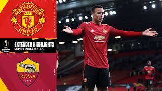 Manchester United vs Roma Extended Highlights  Europa League SemiFinals  UCL on CBS Sports [upl. by Hermina]