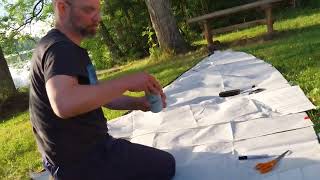 How to make a sailing canoe in a minute [upl. by Marti995]