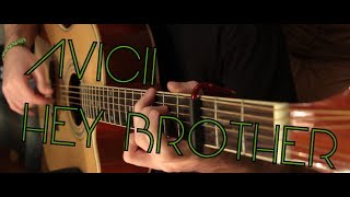 Avicii  Hey Brother fingerstyle guitar cover by Peter Gergely WITH TABS [upl. by Alejandro812]