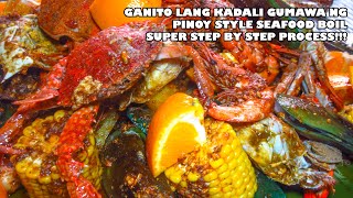 How To Cook Seafood Boil Filipino Style [upl. by Darb]