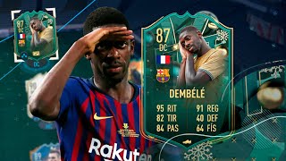 ¿ROTÍSIMO o ESTAFA DEMBELE 87 WINTER WILDCARDS REVIEW FIFA 23 ULTIMATE TEAM [upl. by Otnicaj835]