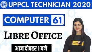 UPPCL TECHNICIAN  COMPUTER  By Preeti Maam  Class 61  Libre Office [upl. by Ayel]