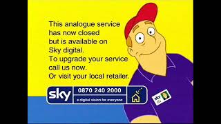 Sky Analogue Closedown Story 2001 Reupload [upl. by Aneetsirhc190]