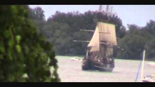 HMS Bounty entering Erie Harbor 2010wmv [upl. by Porett]