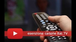 Canone Rai 2018 Modulo di esenzione entro il 31 gennaio 2018 [upl. by Niroc]