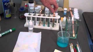 OxidationReduction Laboratory Experiment Demonstration [upl. by Malca]