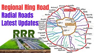 Regional Ring Road Radial Roads Latest Updates  Hyderabads Regional Ring Road RRR [upl. by Alur383]